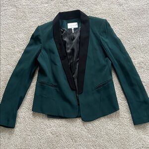 SANDRO green black jacket blazer designer jacket suit holiday workwear office